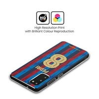 Fej tok hivatalosan engedélyezett FC Barcelona játékosok otthoni készlet Pedri puha gél tok kompatibilis a Samsung