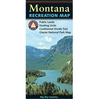 Benchmark Montana rekreációs térkép