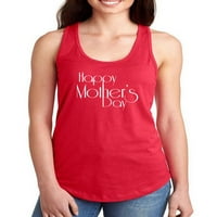 Boldog Anyák napja puha szöveg Racerback Tank nők-kép szerzőtől Shutterstock, Női nagy