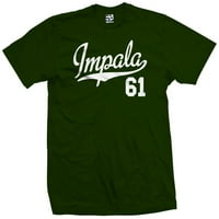 Impala Script Jersey T-Shirt Lowrider Női Férfi Ruházat