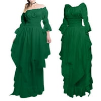 Gubotare Plus Size hivatalos ruhák női női Wrap V nyakú ujjatlan Sundress nyári Flare tartály ruha zsebekkel, Zöld