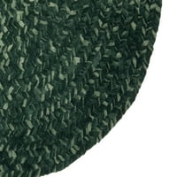 Jobb Trendek Zsenília Tweed Poliészter 30 50 Fonott Szőnyeg-Diluth Smaragd