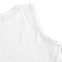 Szexi tánc női vágott Tartály felsők ujjatlan pólók négyzet nyakú nyári termés felső vékony blúz edzés Pulóver Fehér