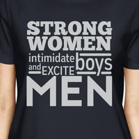 Erős Nők Női Haditengerészet Aranyos Grafikus Póló Vicces Edzés Ajándék