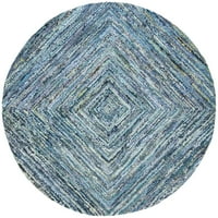 Nantucket gyűjtemény NAN216A kézzel készített kék szőnyeg