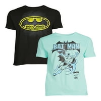 Képregények Batman férfi és nagy férfi grafikus póló, 2 csomag