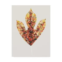 Védjegy Képzőművészet 'Fall Mosaic Leaf II' vászon művészete: Grace Popp
