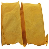 Papír esési szalag, mustársárga, 2,5 hüvelyk 10yd, 1 csomag