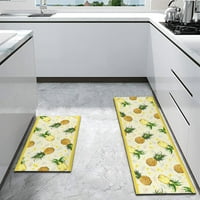 Ananász trópusi növény konyha fürdőszoba szőnyegek és szőnyegek ,Csúszásmentes Párnázott szőnyeg futó szőnyeg lábtörlő