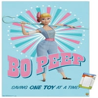 Disney Pixar Toy Story-Bo Peep fali poszter fa mágneses kerettel, 22.375 34