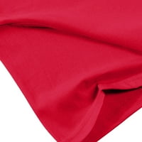 Oalirro Női felsők, pólók & blúzok születésnapi ajándék Női Rövid ujjú nyomtatás alkalmi felsők pulóver blúz póló piros