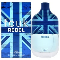 Fcuk lázadó Francia Kapcsolat UK férfiak számára - 3. oz EDT Spray