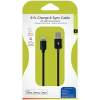 Iessentials Iplh5-dc6 - USB töltés és szinkronizálás USB kábel Lightning csatlakozóval, 6ft