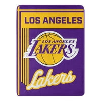 Los Angeles Lakers Northwest NBA hivatalosan engedélyezett mikroszálas dobás - 46 60