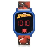 Marvel Spider-Man digitális érintőképernyős LED-es óra szilikon hevederrel