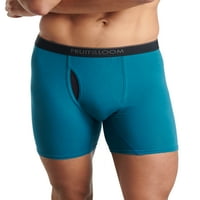 Fruit of the Loom Férfi Pamut Stretch Boxer alsónadrág, csomag, Méretek S-3XL