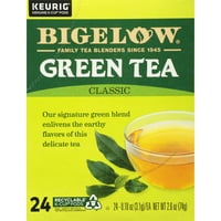 Bigelow Zöld Tea, Keurig K-Cup Tea Hüvelyek, Gróf