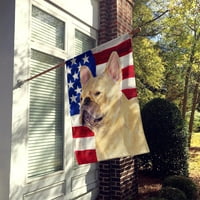 Amerikai zászló Francia Bulldog zászló vászon ház mérete