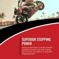 Sixity Q első szerves Fékbetétek, amelyek kompatibilisek a Ducati SS Supersport Twin disc teljes készletével