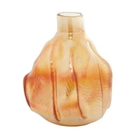 CosmoLiving által Cosmopolitan 14 kézzel fújt arany üveg váza