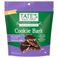 Tate ' s Bake Shop Cookie Bark, csokoládé chip cookie-k étcsokoládéval és tengeri sóval, oz