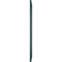 Ekena Millwork 15 W 57 H True Fit PVC Egyetlen Panel Herringbone Modern Style Rögzített redőnyök, termálzöld