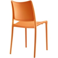 Modway Hipster étkező oldalsó szék narancssárga színben