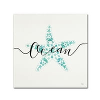 Védjegy Szépművészeti „Sea Charms I Teal 'Canvas Art készítette: Veronique Charron