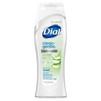 Dial tiszta + gyengéd tusfürdő, Aloe, fl oz