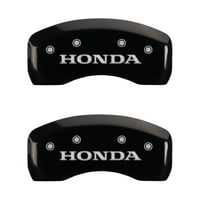 Féknyereg burkolatok gravírozott elülső és hátsó Honda fekete kivitel ezüst ch illik válasszon: 2011-HONDA ODYSSEY