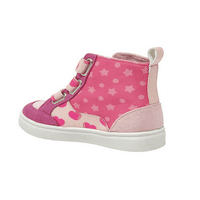 Baby cápa kisgyermek lányok Heart Hightop Sneaker, Méretek 5-10