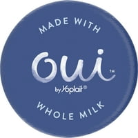 Oui by yoplait francia stílusú mangó teljes tej joghurt, oz edény