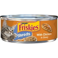 Friskies aprított csirke mártással nedves macskaeledel, 5. oz Can