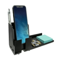 Bostitch Konnect Charging Desk Organizer Base, USB telefon állvány kompatibilis mobiltelefonok & tabletta, fekete