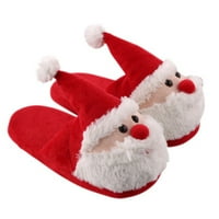 Mikulás papucs plüss meleg papucs Csúszásmentes csúszásgátló cipő karácsonyi ajándék felnőtteknek és gyerekeknek-méret
