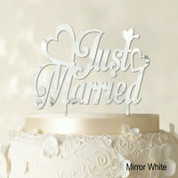Csak Házas Esküvői Torta Topper Egyedi Név Cake Topper Szín Opció Áll Rendelkezésre 5-7 Széles
