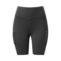 Leesechin Clearance Női Leggings Stretch Jóga Fitness Futás Tornaterem Vágott Nadrág Zseb Aktív Nadrág