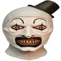 Trick or Treat Studios Art A bohóc fehér szintetikus Halloween jelmez maszk, felnőtt