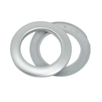 Dritz 1-9 16 Függönygyűrűk, Csiszolt Ezüst, Készletek