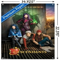 Disney Leszármazottak-kulcs Art fali poszter Push csapok, 14.725 22.375