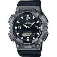 Casio férfi AQ-S810W-1A4VCF kemény Napelemes analóg kijelző kvarc Fekete óra