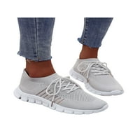 Női Walking Shoes könnyű lélegző repülő szőtt háló felső alkalmi Jogging Shoes Csúszásmentes Tornaterem cipők a nők