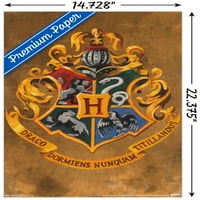 A Varázsvilág: Harry Potter-Roxfort Címer Fal Poszter, 14.725 22.375