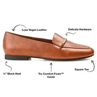 Brinley Co. Női Tru Comfort Faam Soft Square Toe Loafer lakás