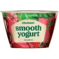 Chobani alacsony zsírtartalmú sima eper joghurt, 5. oz, szám