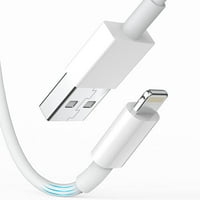 Luxmo Lightning csatlakozó USB töltő és szinkron kábel fehér