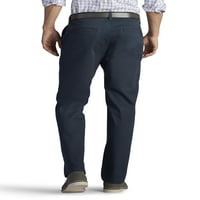 Lee Enterprises férfi nagy, magas, Extrém Komfort lapos első nadrág