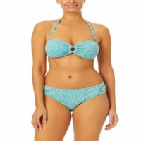 Idő és Tru Női és Női és Női Plusz Bikini Swim Top