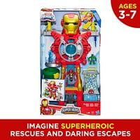 Playskool Hősök Marvel Szuperhős Kalandok Iron Man Központja