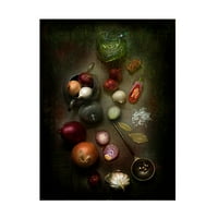 Bernadette Heemskerk 'A recept hagyma leves' vászon art